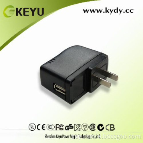 Cellphone charger 5v 1a usb power travel adapter